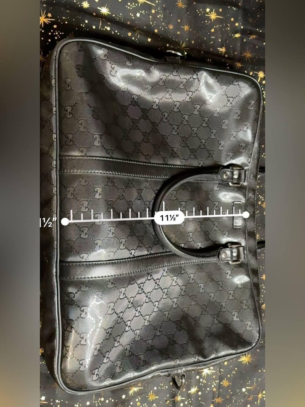 Gucci Black GG Briefcase - Picture 10 of 10